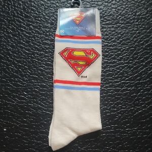 DC Cream and Red Casual Socks